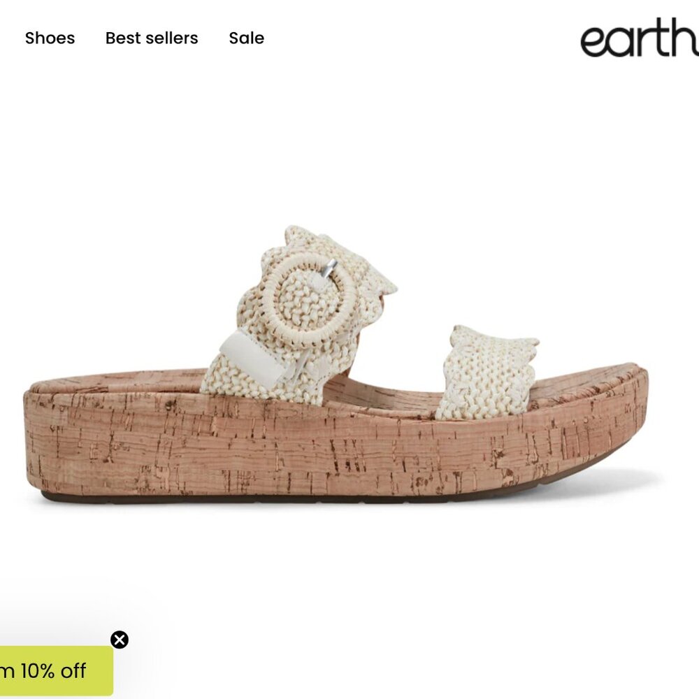 Earth Shoe Sandals 7.5m